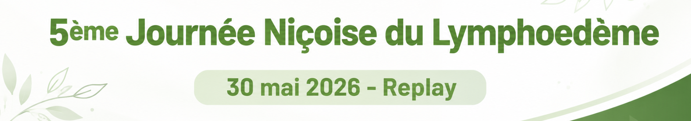 5eme Journée Niçoise du Lymphoedème